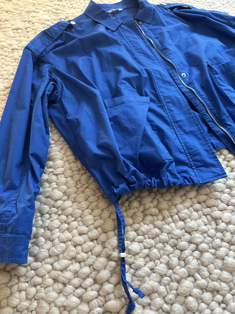Comma Giacche: STYLISCHE BLAUE JACKE VON COMMA – Nuovo (secondo la descrizione) da Schaffhausen venduto da rot_yyy7 1