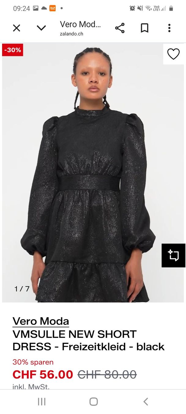 Kleider: Elegantes, schwarzes Kleid - – Gebraucht aus Zofingen von nena-0809 8