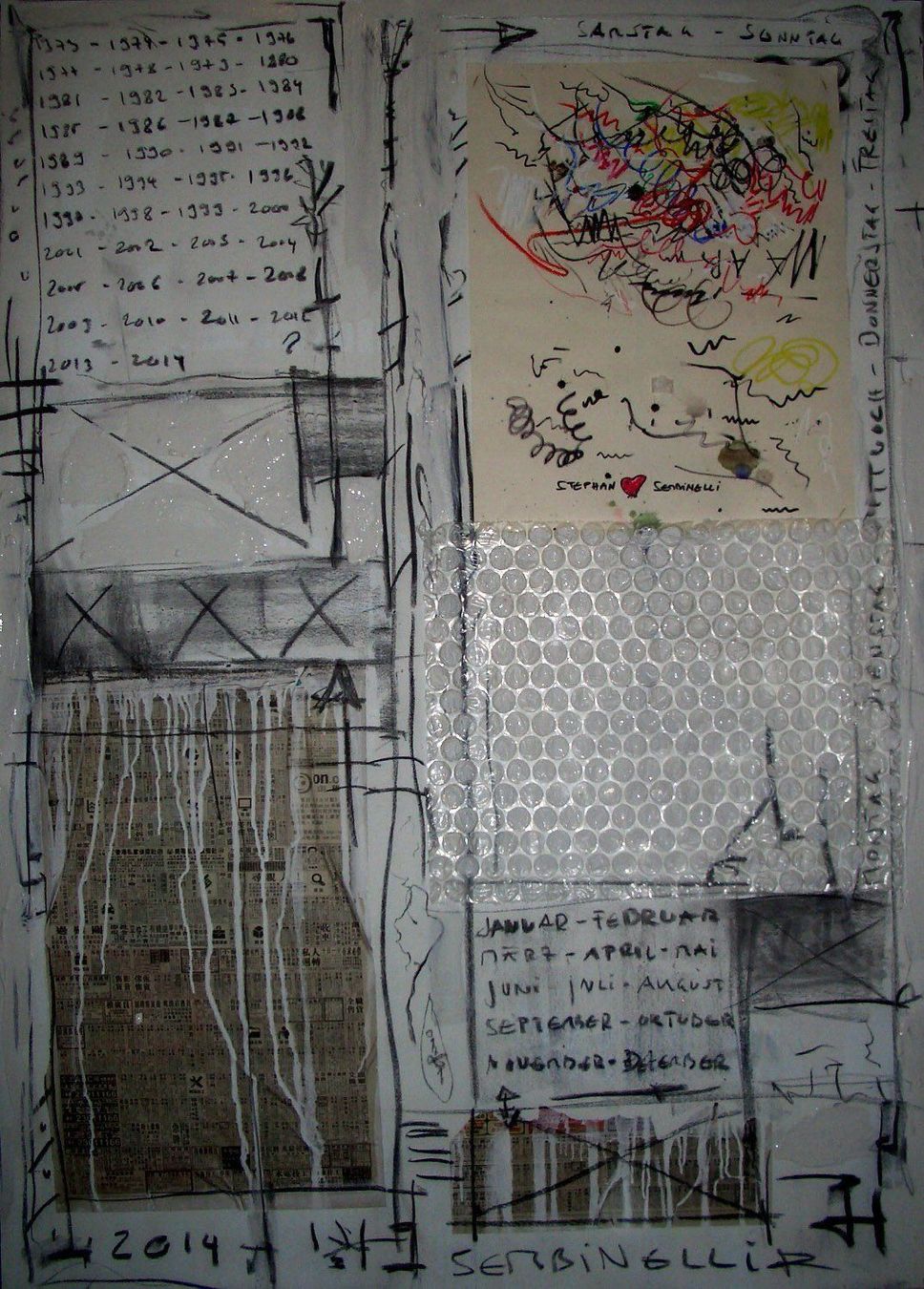 Gemälde: Stephan Sembinelli / Original / 140 × 100 cm / Mischtechnik – Neu (gemäss Beschreibung) aus Welschenrohr von StarRecordsGmbH