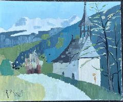Chapelle du Trontsec, Grimentz, 1970. René Pierre Rosset