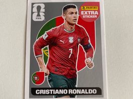 Panini Cristiano Ronaldo extra stiker silber wm 2026