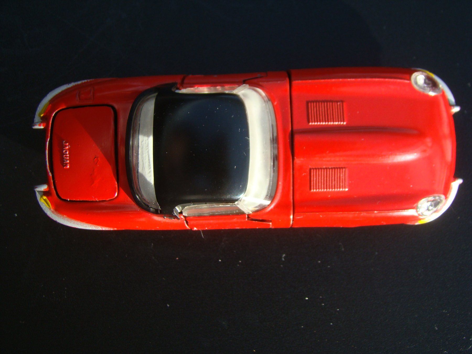 Dinky Toys Modellini d'auto: Kirk Tekno Jaguar Type E V12  rot schwarzes Verdeck rar – Usato da Walzenhausen venduto da Vanquish711 6