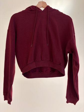 Cropped Hoodie bordeaux Gr. S