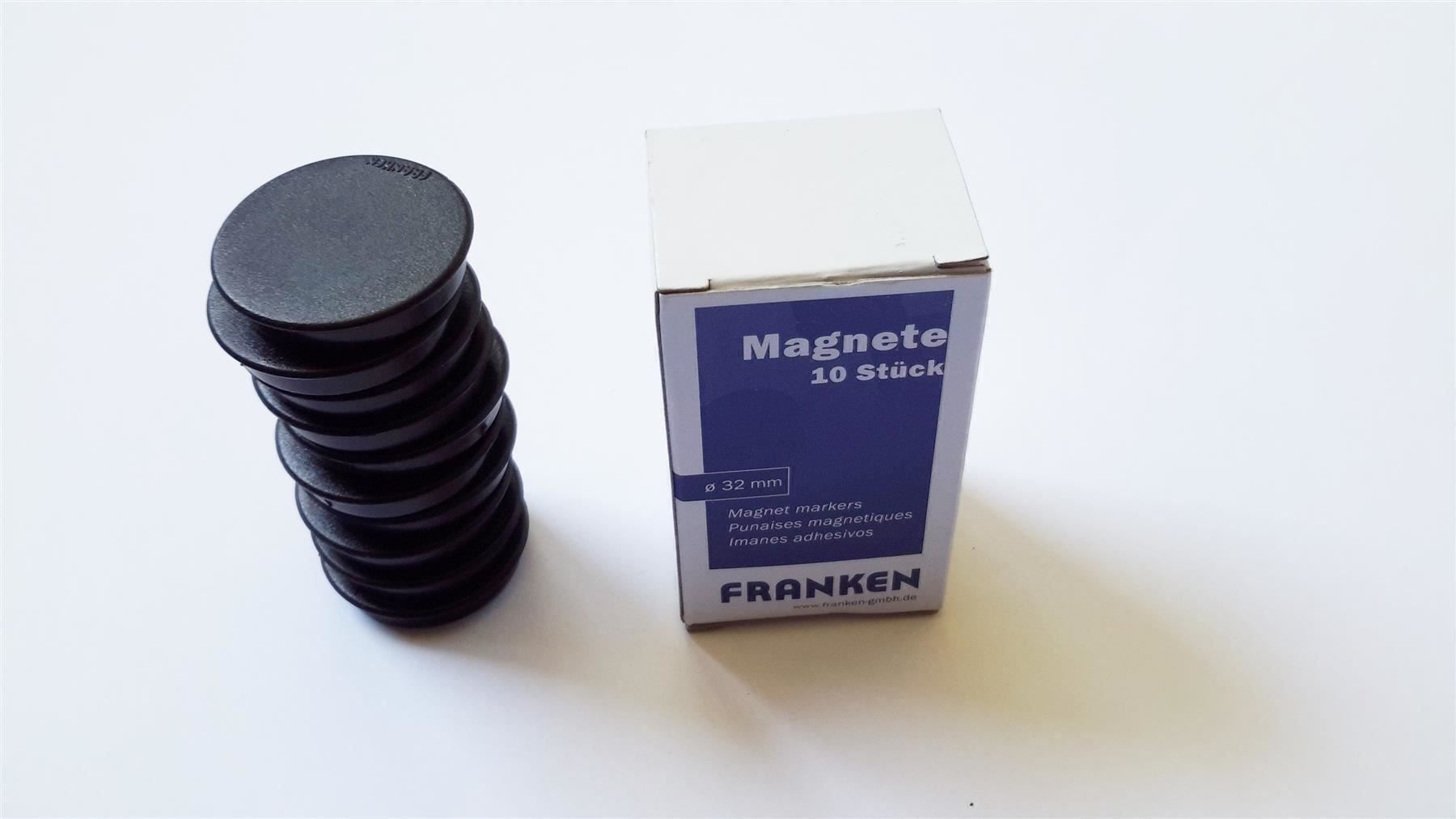 Calamite: Magnete 10 Stück, 32 mm, schwarz – Nuovo e nell'imballaggio originale da St. Gallen venduto da cointec 6