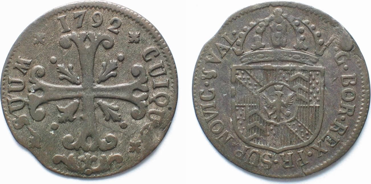 Tutti le monete: NEUENBURG Halbbatzen 1792 Billon – Usato da Riehen venduto da sesambestcoins2004