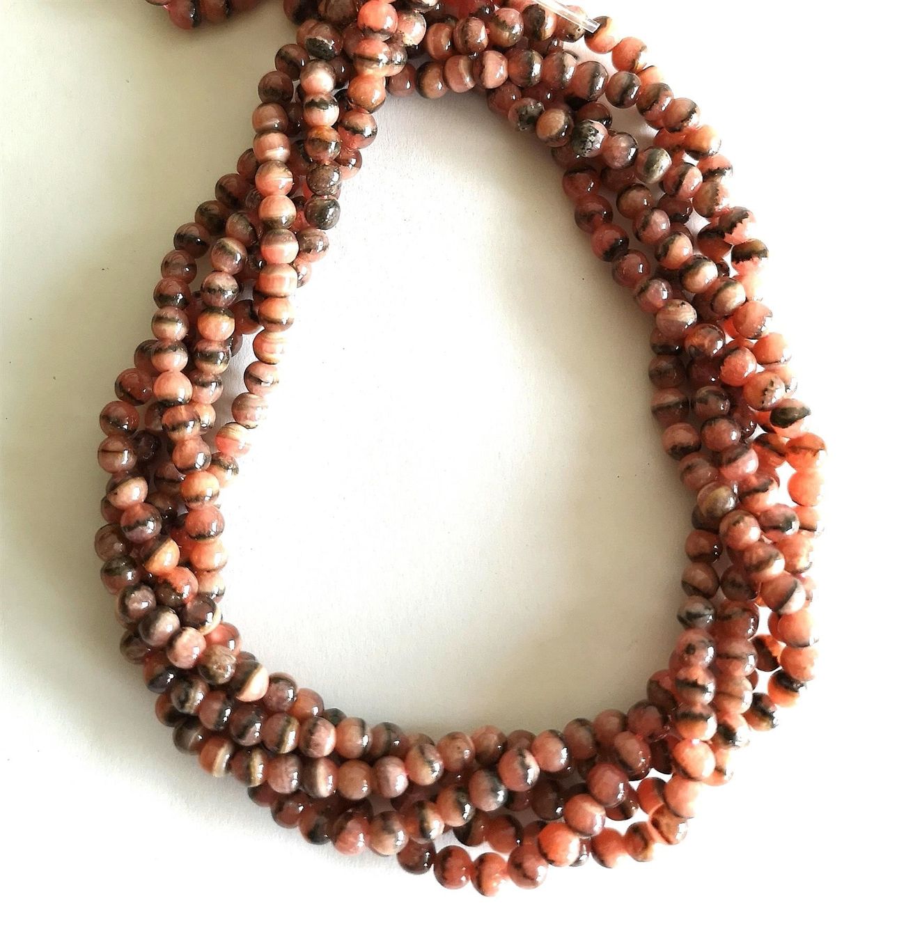 Edelsteine: Rhodochrosit, Beads 6mm – Neu und originalverpackt aus Rümlang von 21f