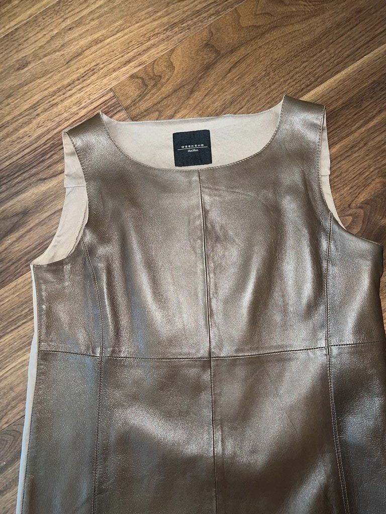 Max Mara Vestiti: Robe Max Mara en cuir - FR38 – Usato da St-Sulpice VD venduto da juhdu 1