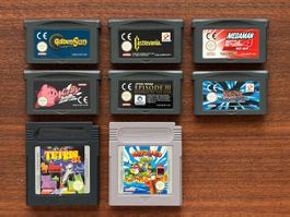 Diverse Game Boy (Advanced) Spiele (GBA / GB)