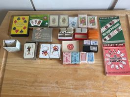Spielkarten Konvolut, diverse Patiencen
