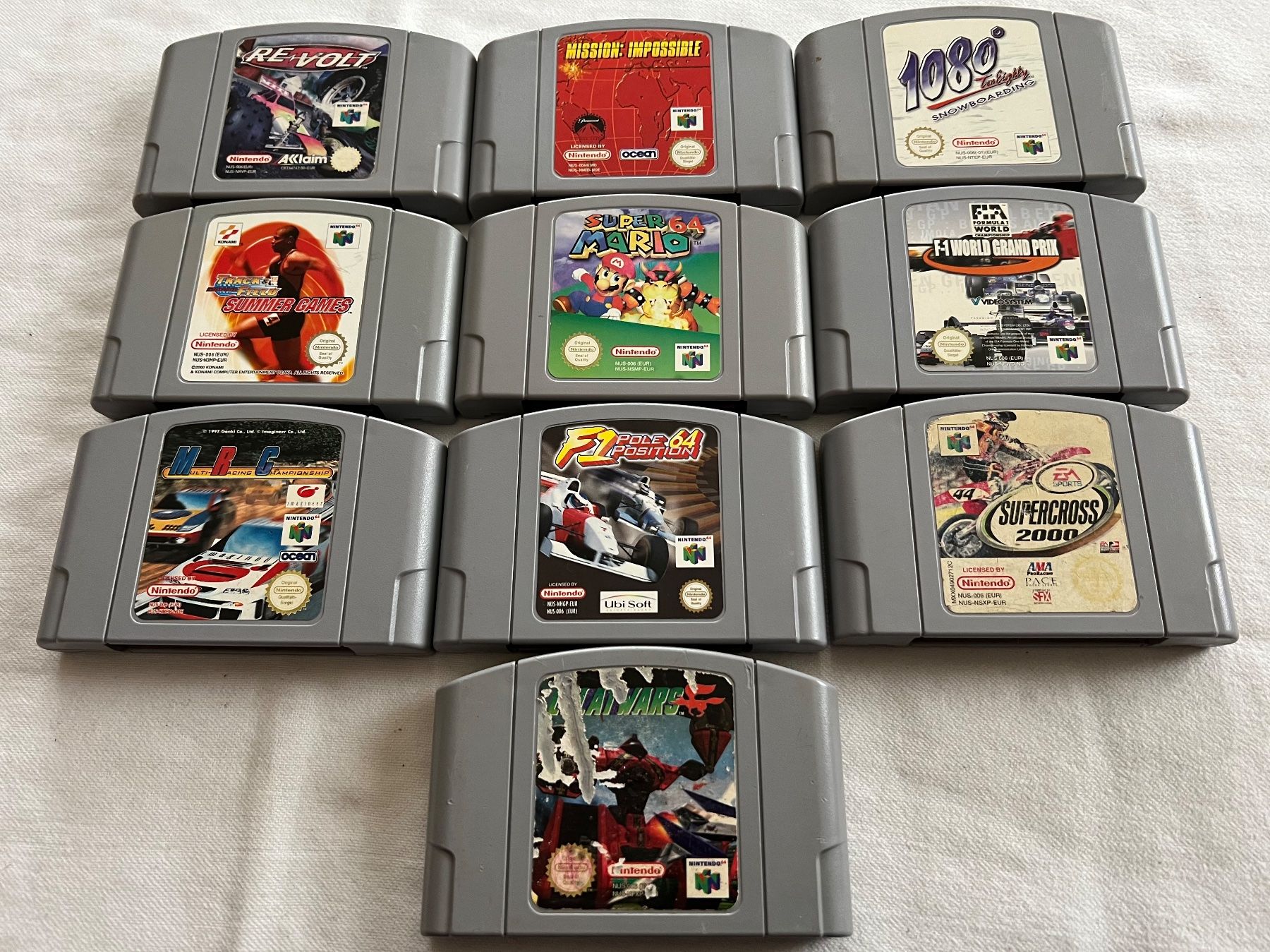 Nintendo Console: Nintendo 64 ink. 3 Controller & 10 Games Top Set – Usato da Rebstein venduto da gimmma 4