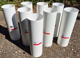 8x AirCircle Rundrohr Ø 150 mm / 500 mm – NEU & ungenutzt