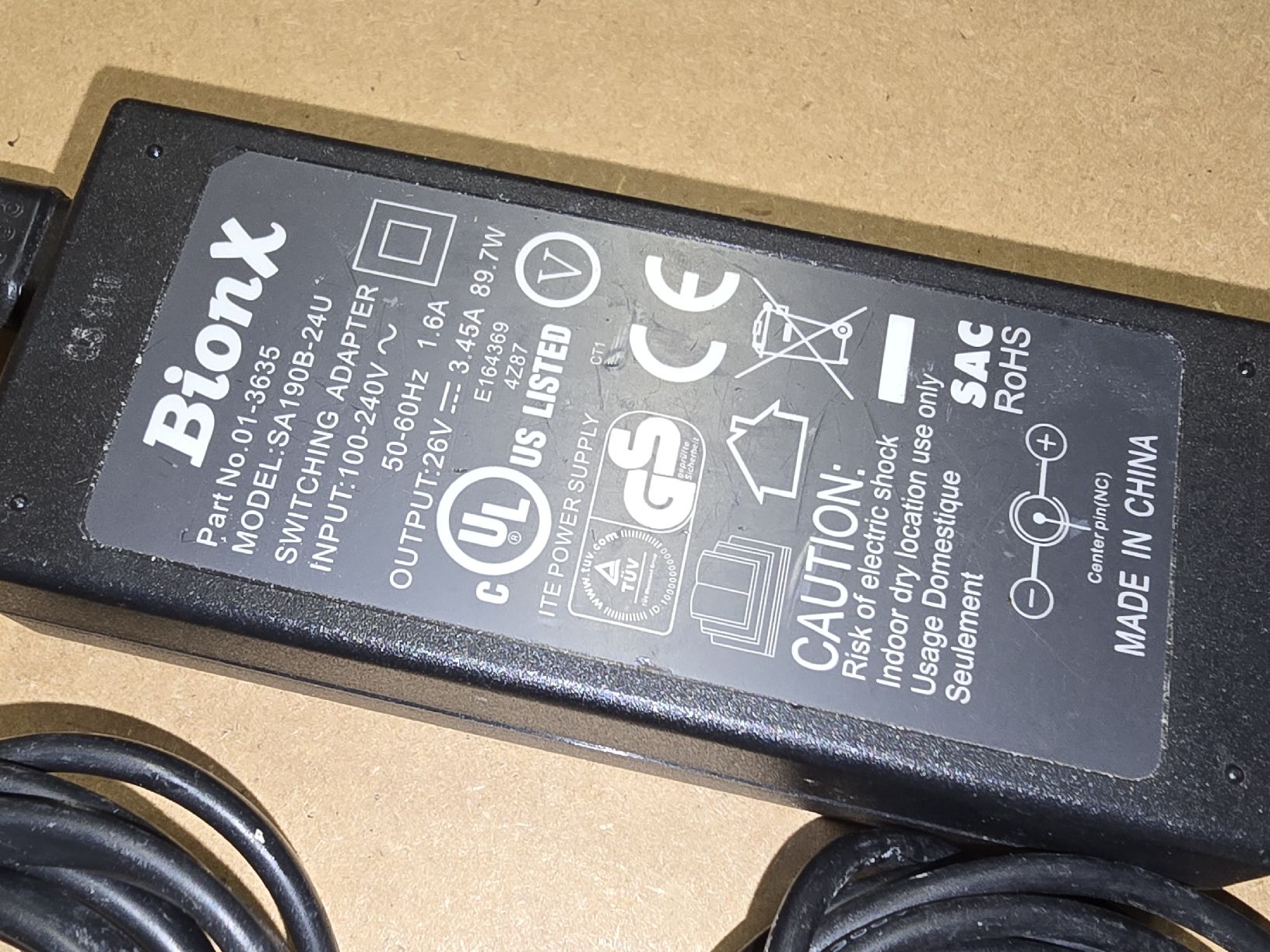 Bionx Chargeurs: Ladegerät E-bike Bionx – D'occasion à Lenzburg par cameleoncolor 2