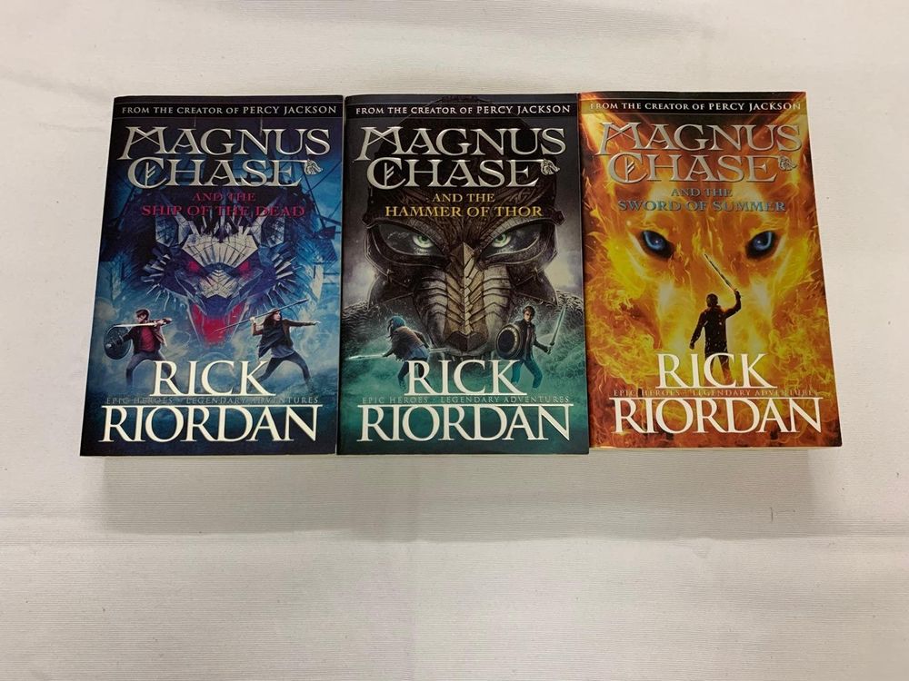 Magnus Chase, Rick Riordan, komplette Serie, Zustand Top (Gebraucht) in ...