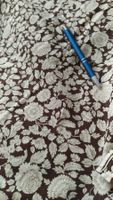Tischtuch / Stoff 160 x 95 cm braun/beige