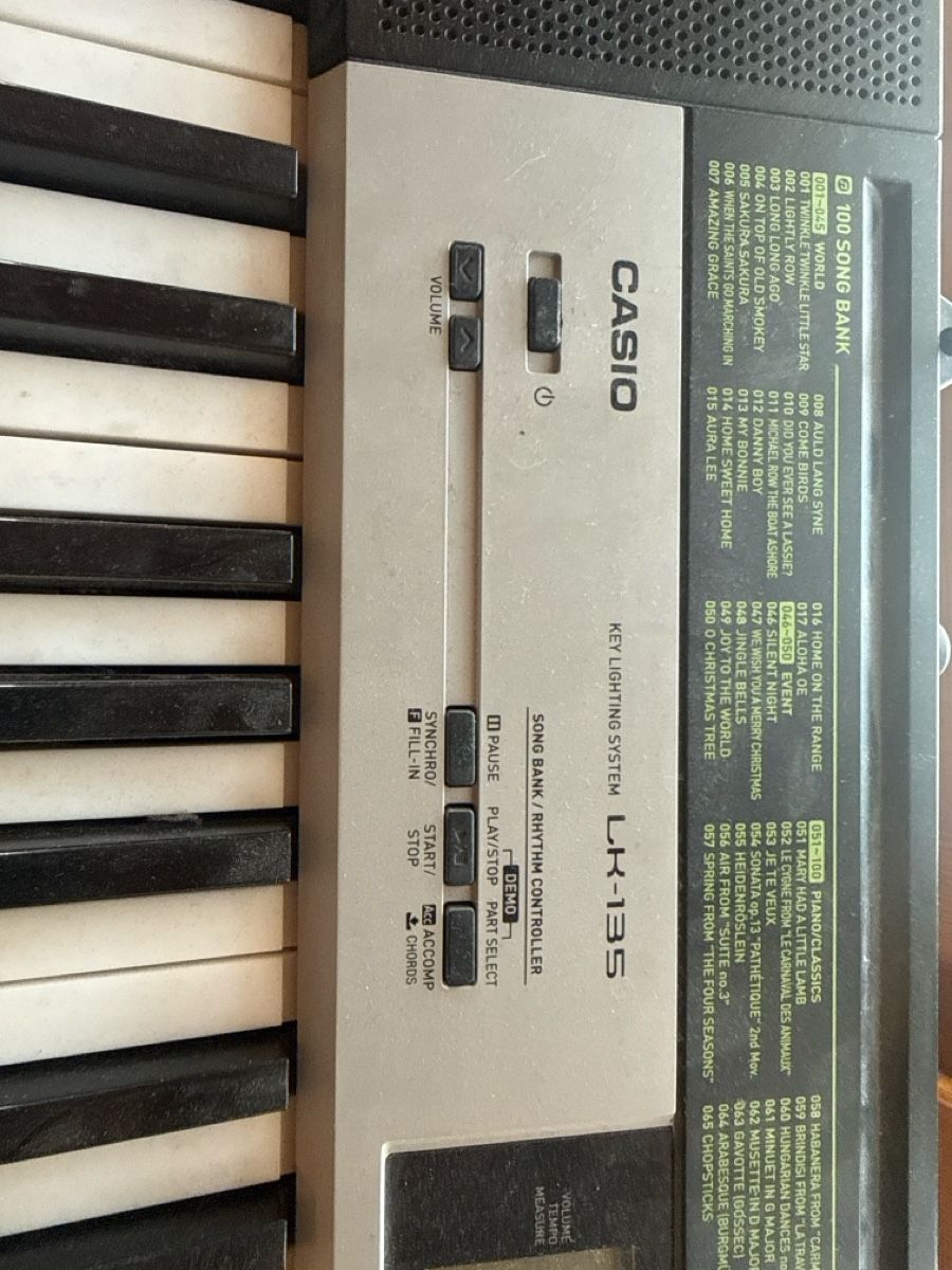 Casio Musikinstrumente: Casio Lk-135 – Gebraucht aus st. Peterzell von philipSK