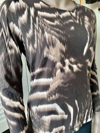 Trendiges Langarmshirt, Marke:OLSEN, animal print,Gr.M/40-42