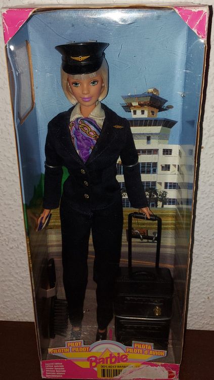 Poupée Barbie Pilote D'avion - Édition Spéciale 1999 - Vintage - Mattel #24017