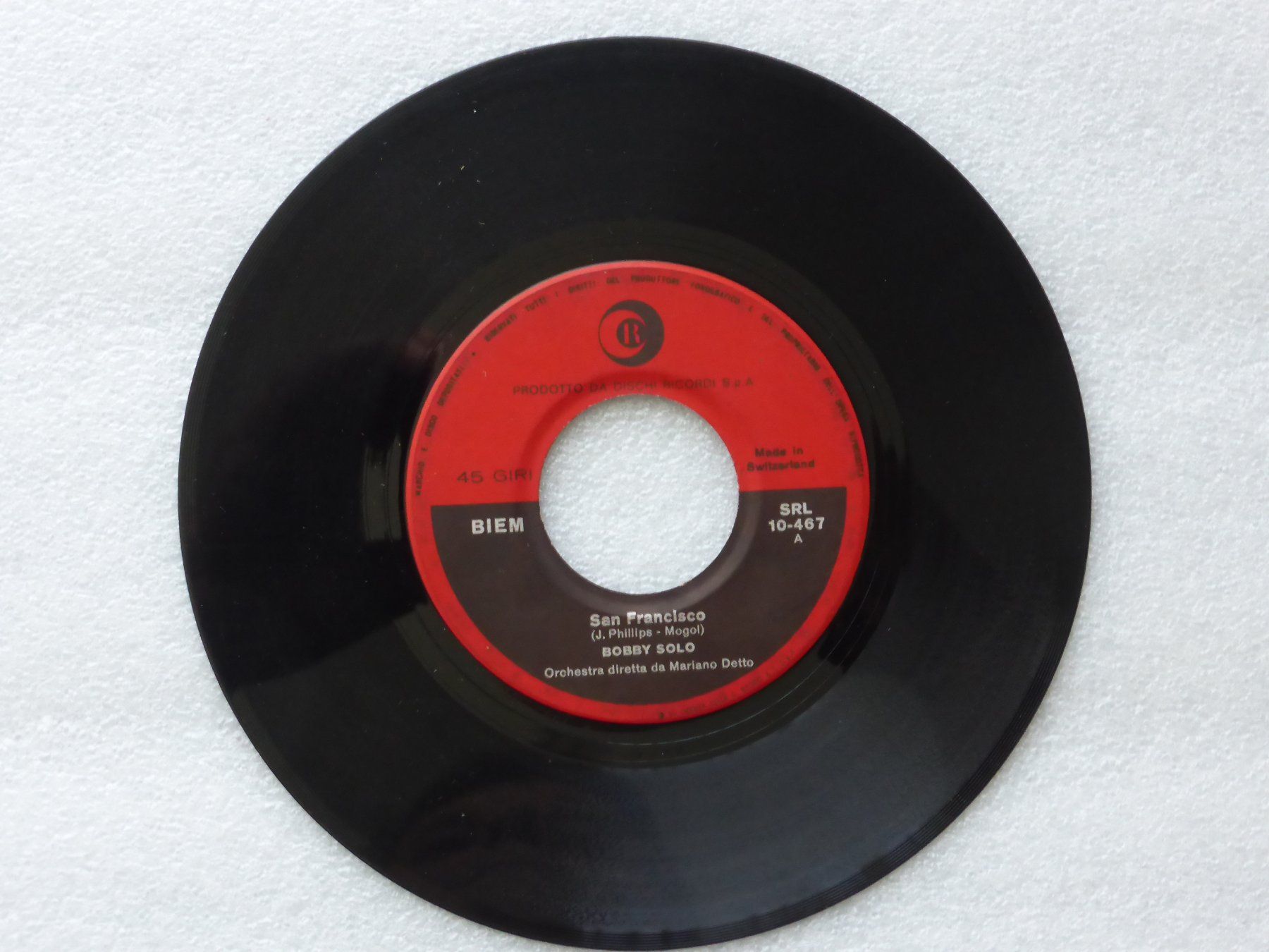 Dischi in vinile: Vinyl Single   BOBBY SOLO – Usato da Küssnacht am Rigi venduto da Mondkinder 2