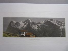 WENGENERALPAQUATINTA KOLORIERT