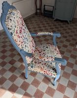 Fauteuil relooké style Voltaire 