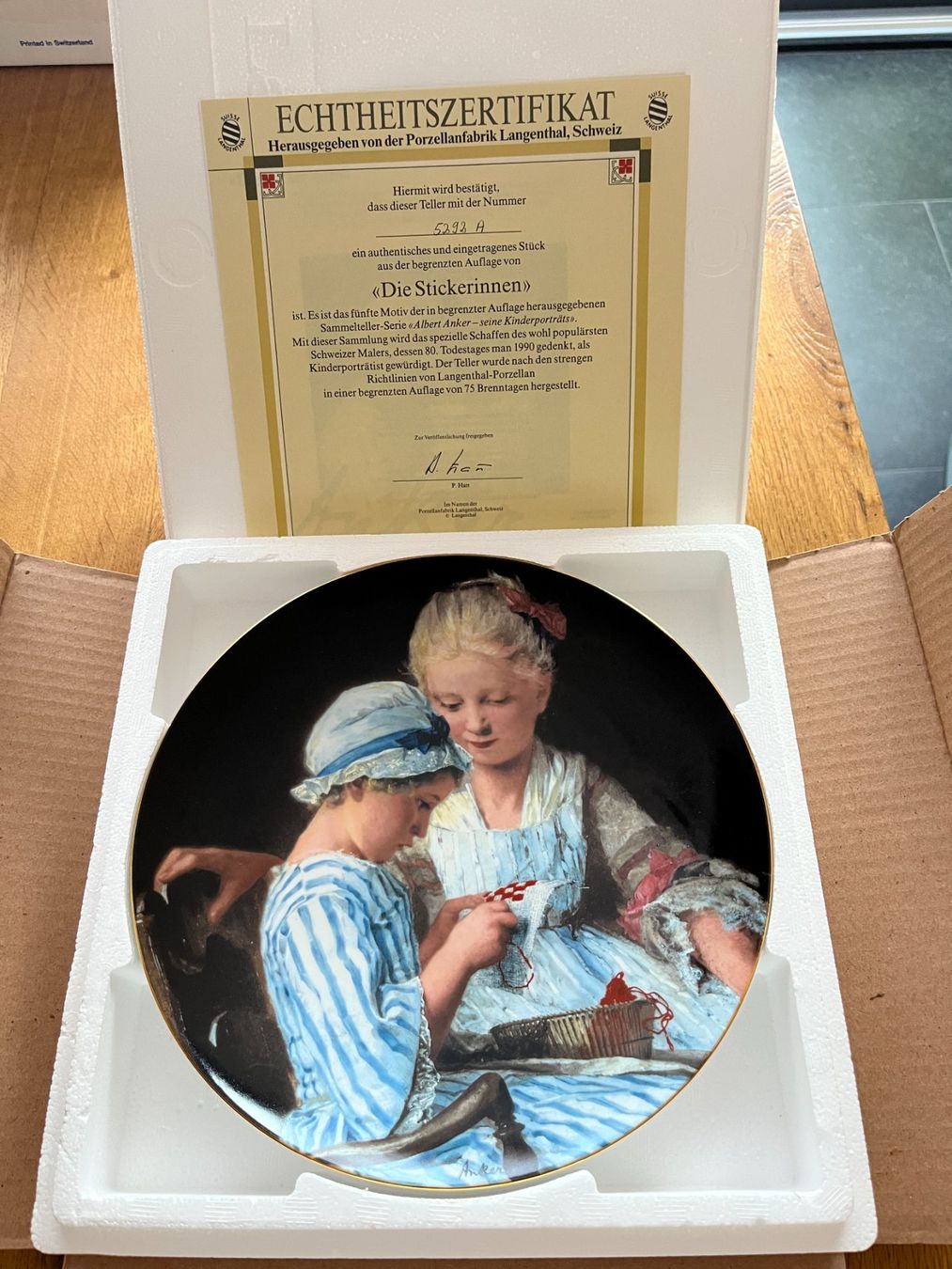 Teller: Porzellanteller Anker Kinder Langenthal – Neu und originalverpackt aus Flüh von fuchssa1 4