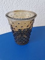 Hobnail Windlicht / Vase braun