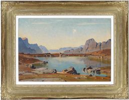Wilhelm Friedrich Burger (1882-1964): Bergsee am Sustenpass