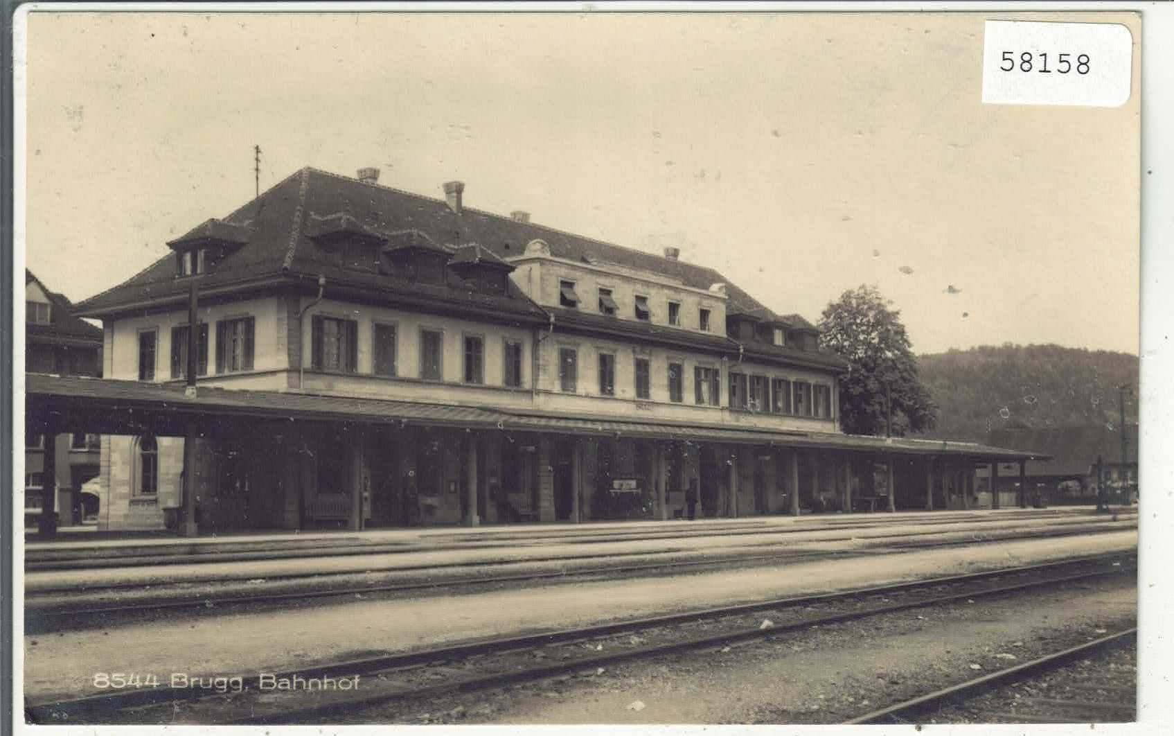 Cartoline postali: Brugg AG - Bahnhof – Usato da Ettingen venduto da Kartenplanet