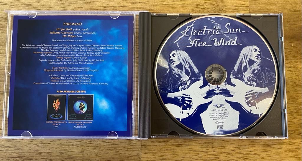 CDs: ULI JON ROTH "SCORPIONS" FIRE WIND  CD ! – Neu (gemäss Beschreibung) aus Belp von B7L0 2