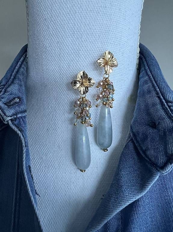 Boucles d'oreille: Ohrringe Swarovski Steinperlen  – D'occasion à Buchs SG par jco_st8t 2
