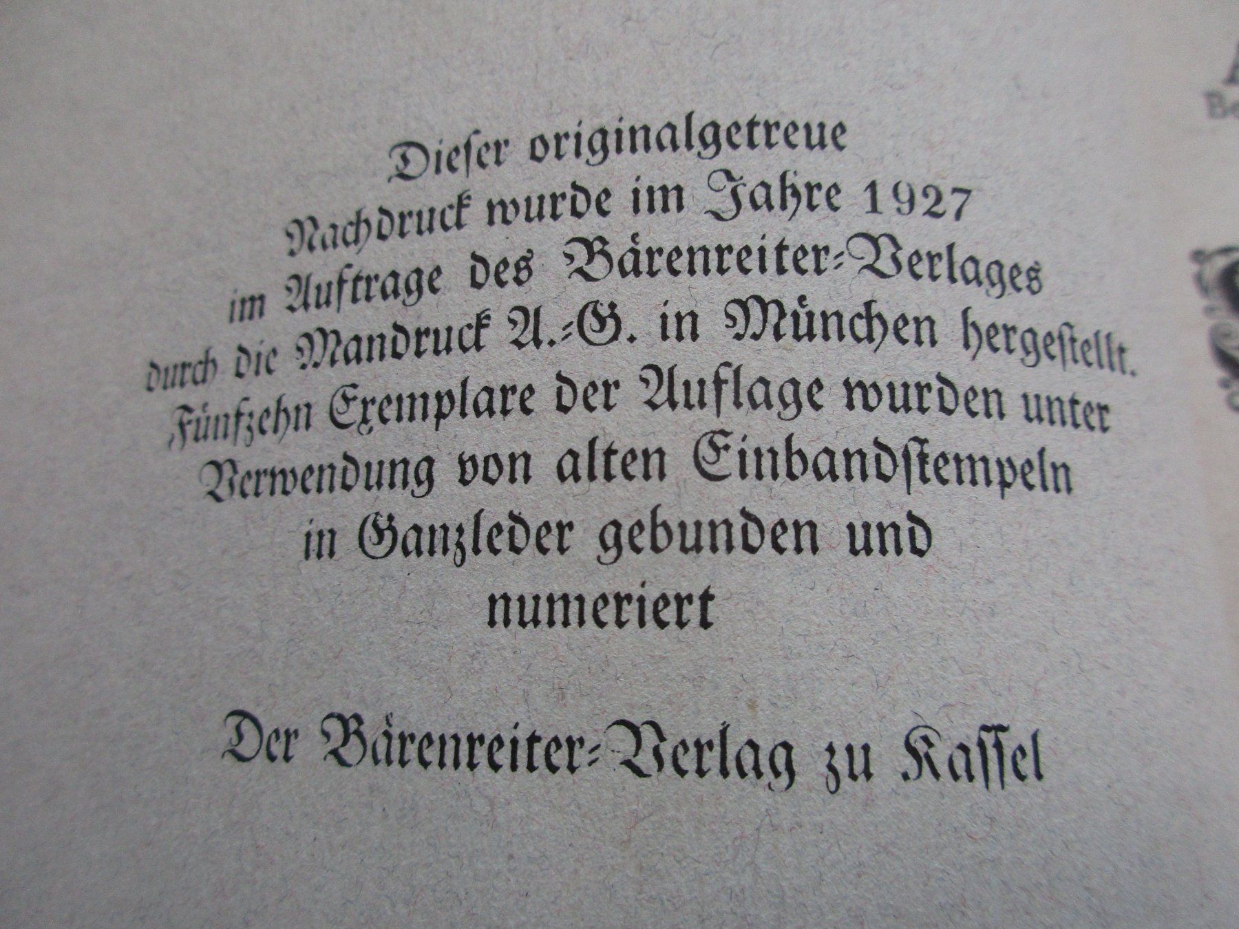 Libri: Buch 1927 – Difettoso da Bowil venduto da vifi01 1