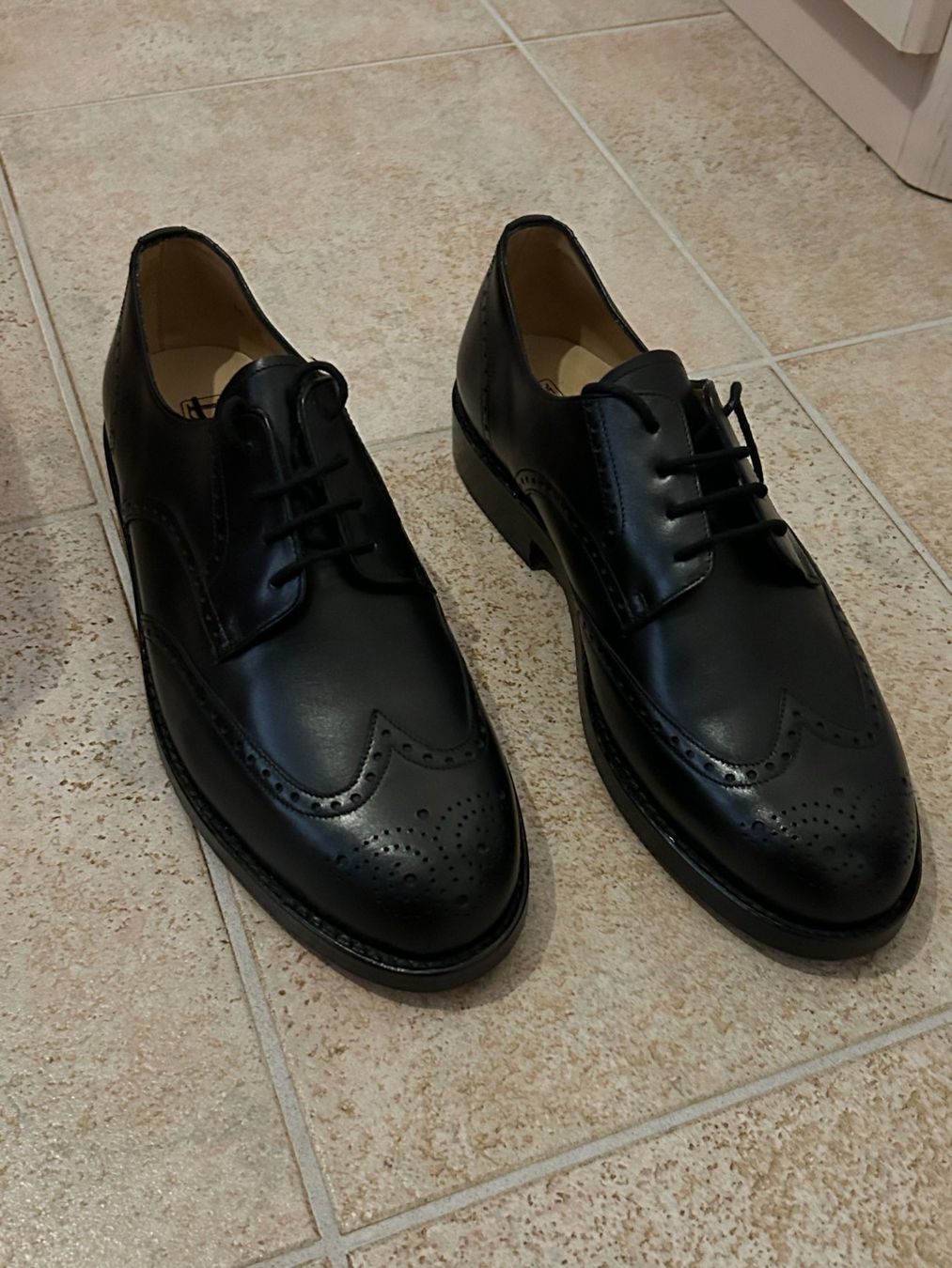 Scarpe da uomo: Denkstein rahmengenähter Herrenschuh – Nuovo (secondo la descrizione) da Veltheim venduto da rog_vm8n