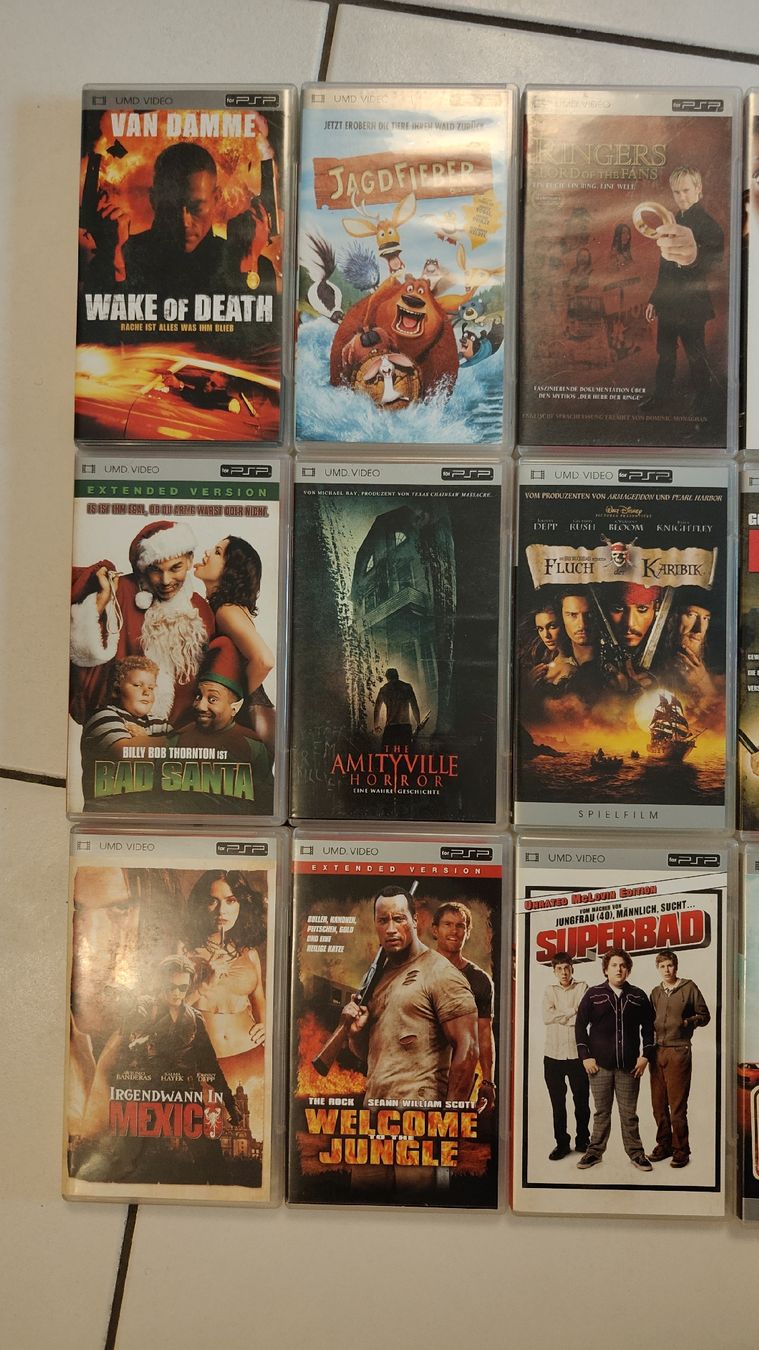 Tutti i DVDs: 20 UMD Video Filme – Usato da Gasel venduto da Realrumblejack 1