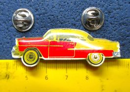 CHEVROELT BEL AIR 2NÄGEL AUTO PIN GLASIERT 50mm LANGGGG OLDI