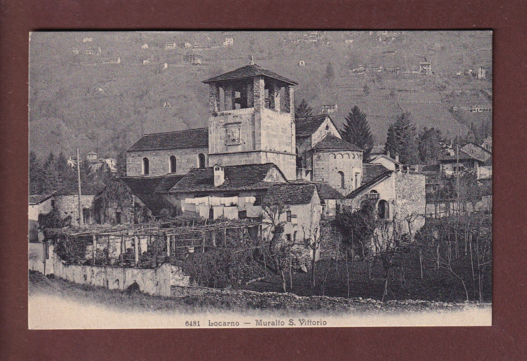 Cartoline postali: LOCARNO - Muralto S. Vittorio – Usato da Pully venduto da nicecards