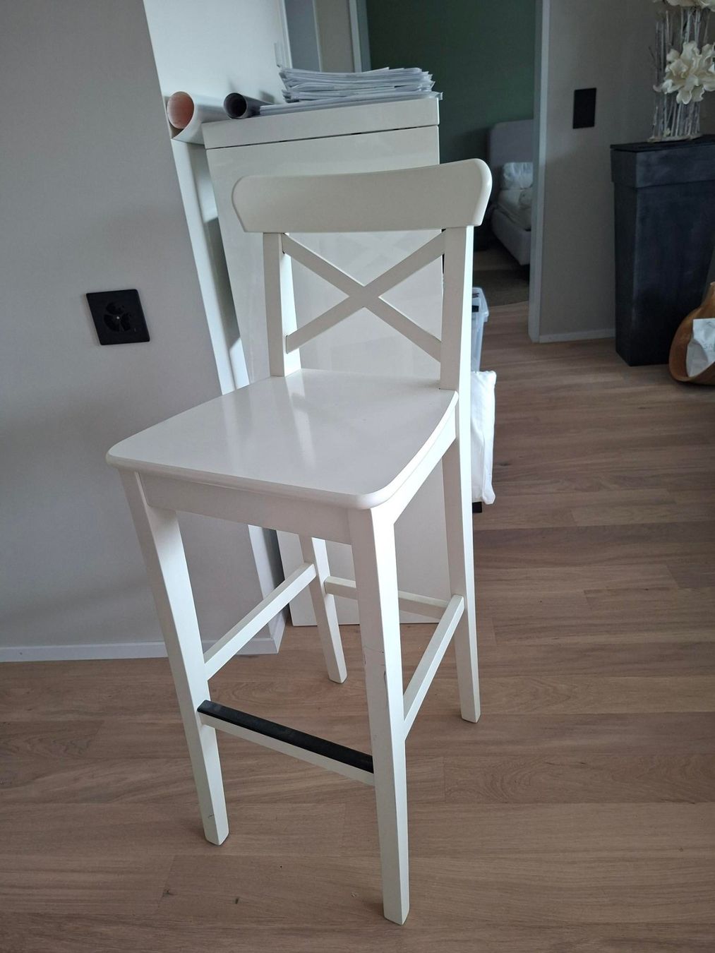Ikea Sgabelli: Barhocker weiss – Nuovo (secondo la descrizione) da Bülach venduto da magnolia55 1