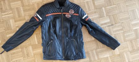 Harley-Davidson Lederjacke schwarz Grösse XL Damen