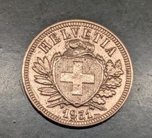 2 Rappen Jg. 1931 (Bronze)
