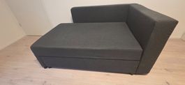 Schlafsofa mit Stauraum, dunkelgrau, wenig gebraucht!