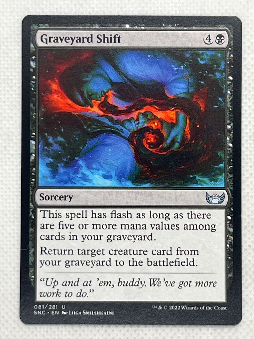 Magic The Gathering Carte collezionabili: Magic: The Gathering - Graveyard Shift - Selten! Top! – Usato da Hinterkappelen venduto da Kim1992