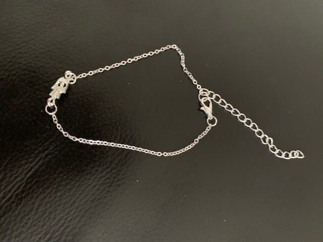 Catenine: Fusskette mit Maske - Modeschmuck für Mädchen – Nuovo e nell'imballaggio originale da Beromünster venduto da msklef 2