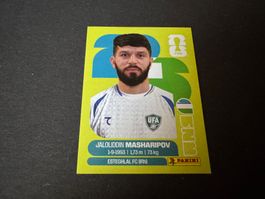 Panini Sticker Jaloliddin Masharipov Fifa WM 2026 UZB 18