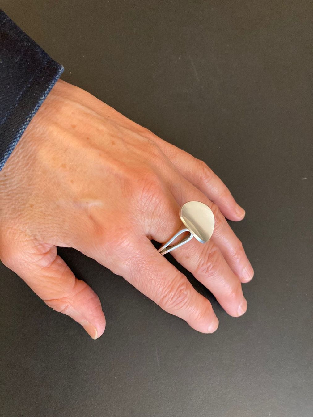 Anelli: Toller Designer Ring in Silber 925 – Usato da Luzern venduto da _gluecksfund_
