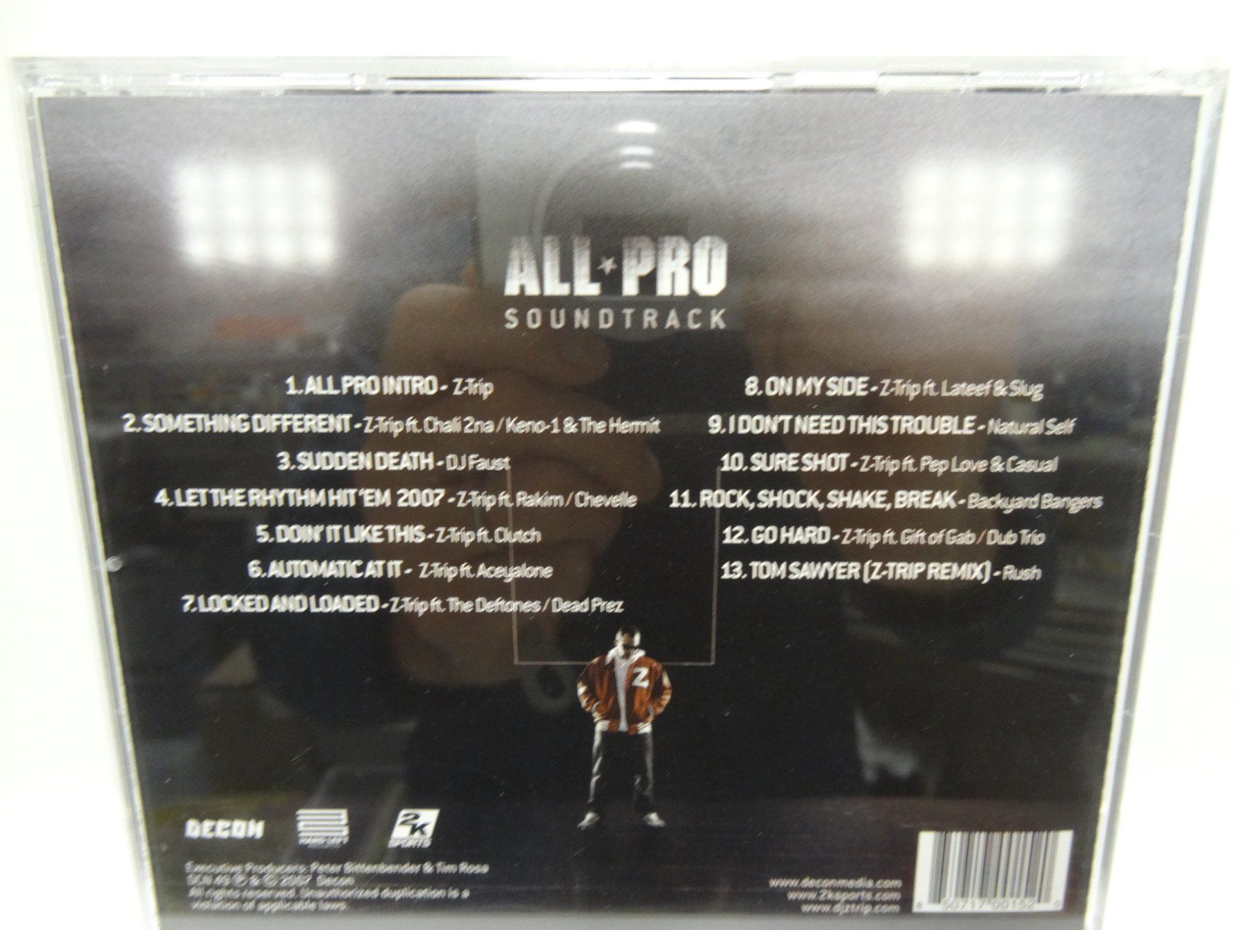CDs: Z-Trip - All Pro Soundtrack CD – Gebraucht aus luzern von musicandart 1