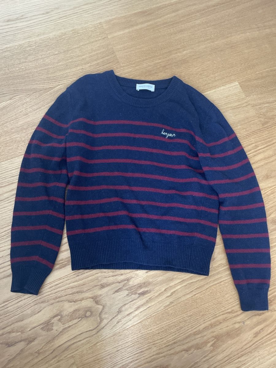 Maglioni & Felpe: wollpullover blau rot gestreift maison labiche paris – Usato da Zürich venduto da M500ZH