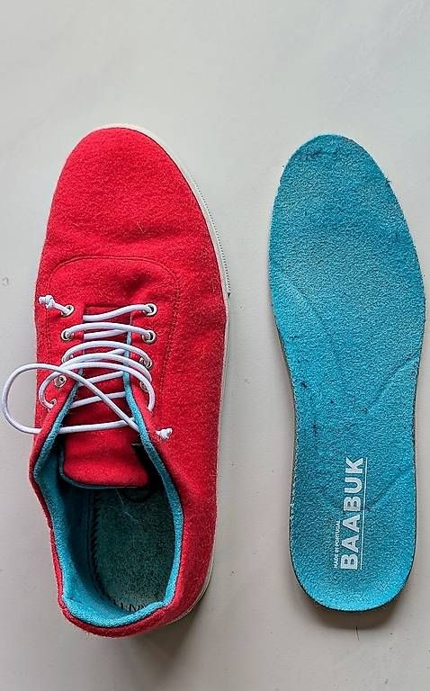 Scarpe da uomo: Baabuk Schuhe 100% Wolle Grösse 42 – Usato da Hergiswil NW venduto da Bastaag 3
