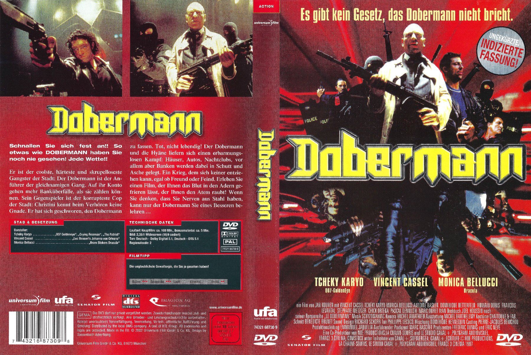 Tutti i DVDs: Dobermann – Usato da Zürich venduto da Cineasten