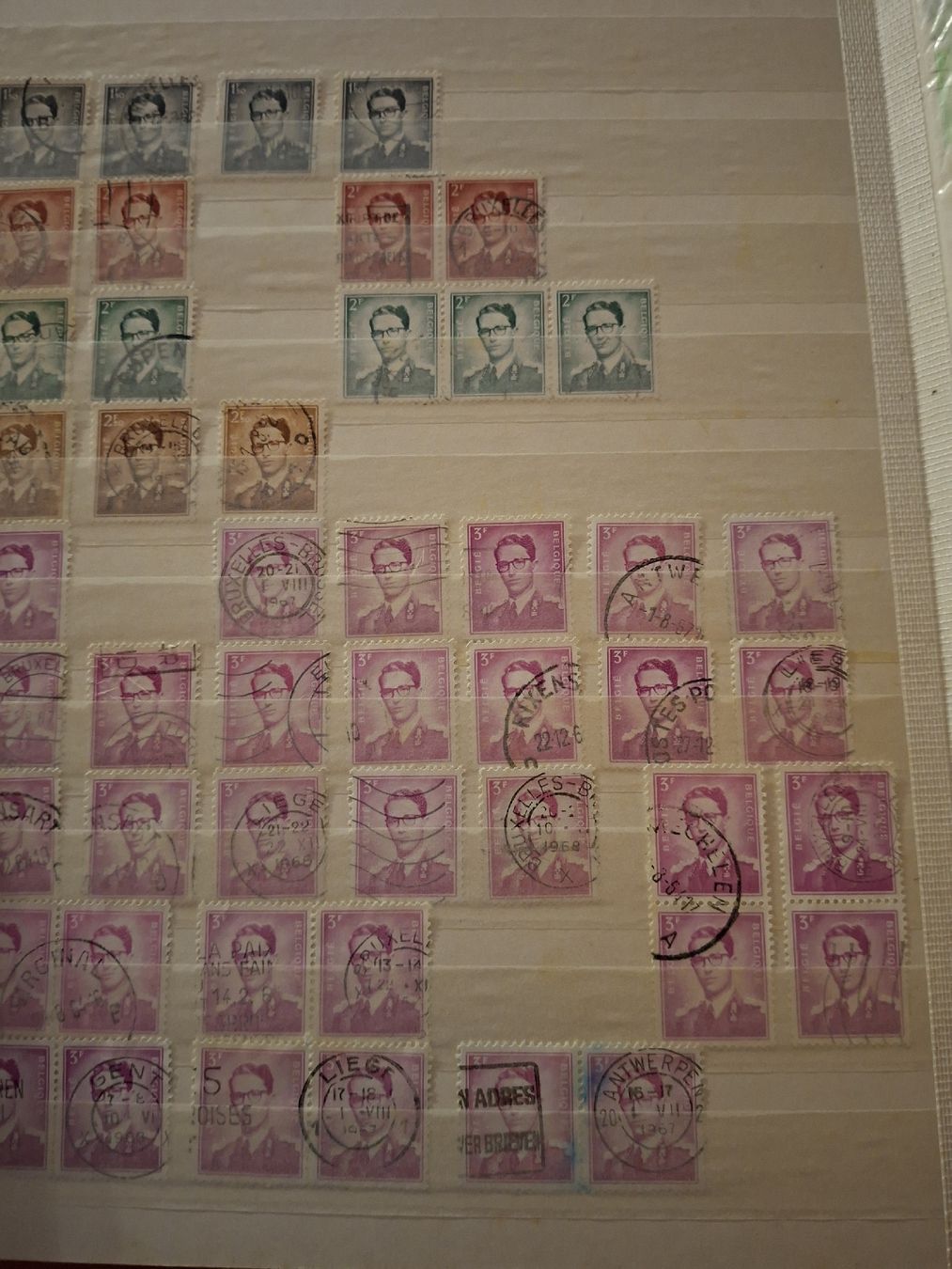 Tous les timbres: Briefmarkensammlung Belgien  – D'occasion à Balgach par SIMEON27 8
