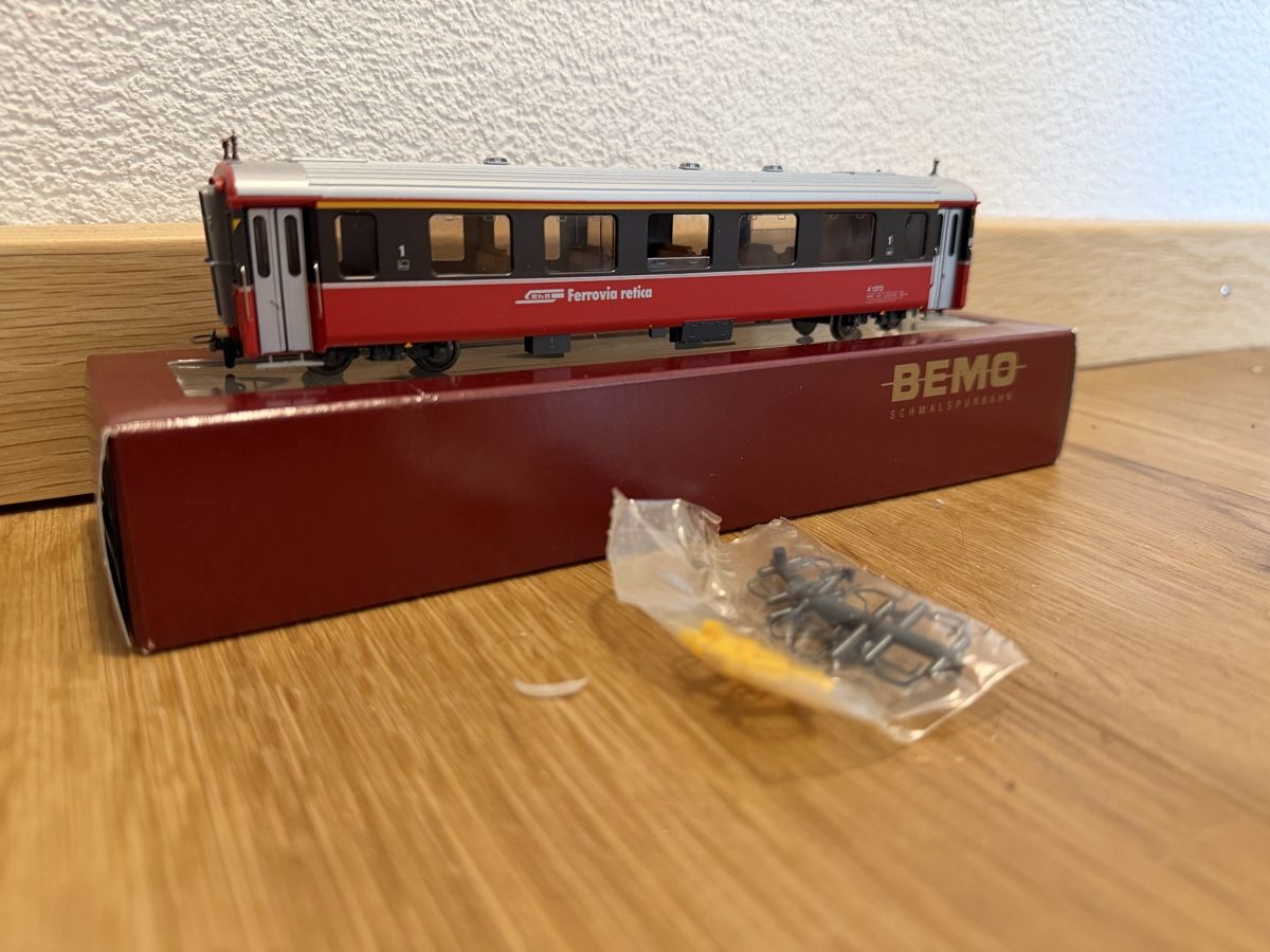 Bemo Modellini di ferrovie: BEMO RhB A 1272 Bernina-Express von BEMO 3281 102 – Usato da Niederbipp venduto da Snooker821 1