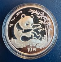 Silbermünze Panda 1994, 1 OZ Ag.999, China. 10 Yuan, Top!
